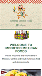 Mobile Screenshot of importedmexicanfoods.com